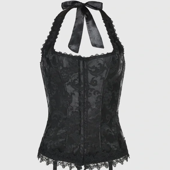 NWT Frederick's of Hollywood Royal Blue Corset SIZE 38 MED/LARGE - Picture 8 of 9